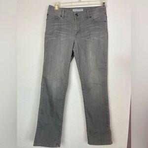 Chicos Platinum Gray Jeans w/ stretch size 0S Chicos NWOT